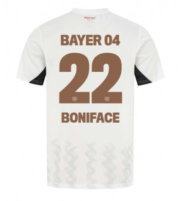 Bayer Leverkusen Victor Boniface #22 Replika Udebanetrøje 2024-25 Kortærmet